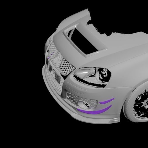 VW Golf 5 Canards