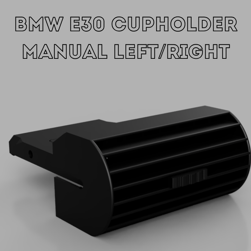 BMW E30 Mugghållare – Manuell – Race3D
