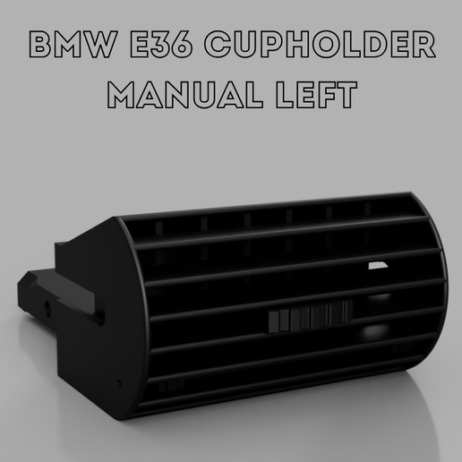 BMW E36 Mugghållare – Manuell – Race3D