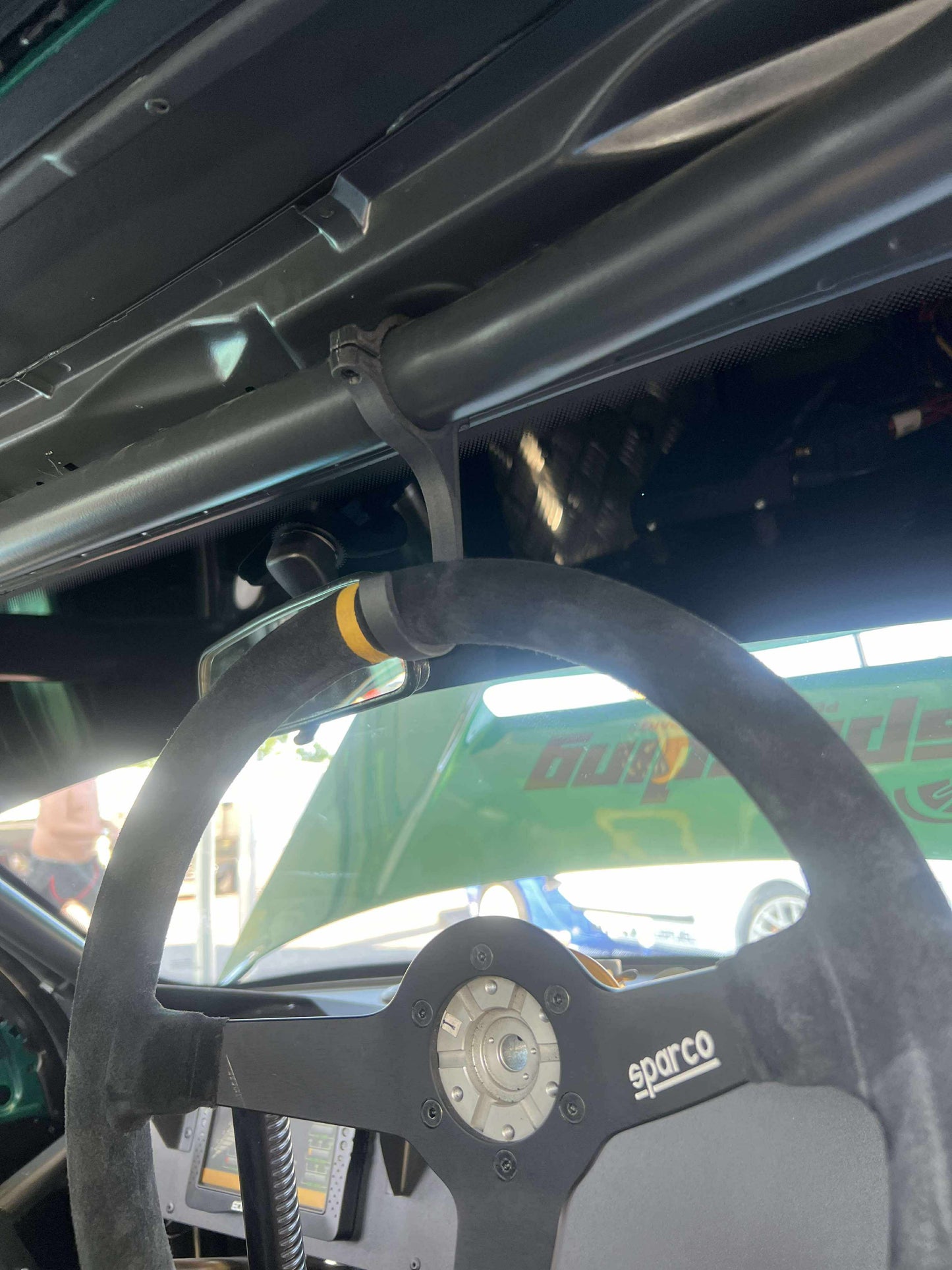 Cage hook. Steering Wheel Roll Cage Hook.