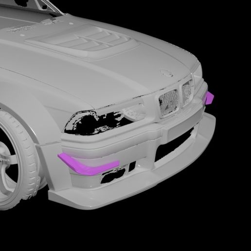BMW E36 Canards