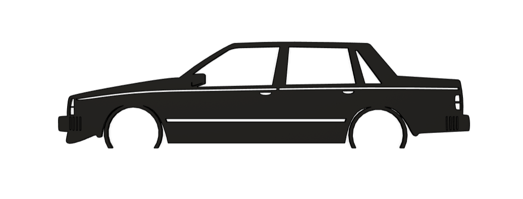 Race3D Volvo 740 for Volvo 740 — 3D-printed aftermarket part, made in Sweden
