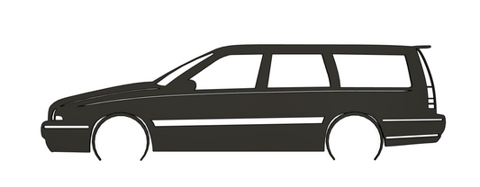 Race3D Volvo V70 Gen1 for Volvo V70 — 3D-printed aftermarket part, made in Sweden