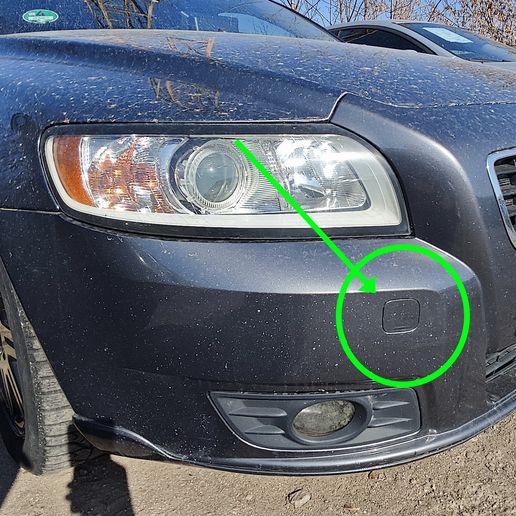 Volvo S40 Bogseringslucka Fram
