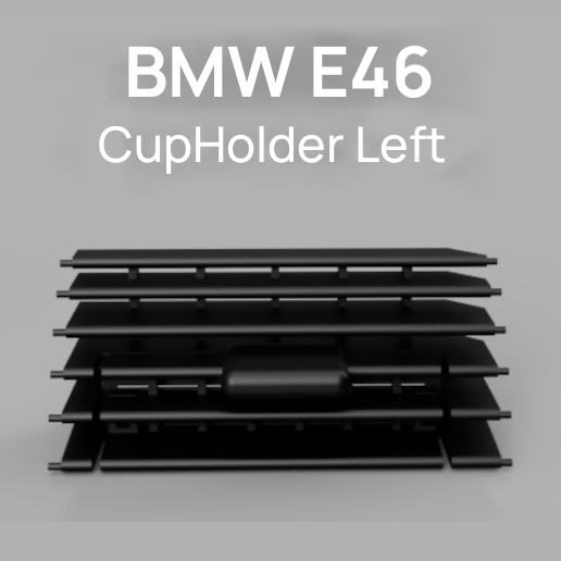 BMW E46 Mugghållare – Manuell – Race3D