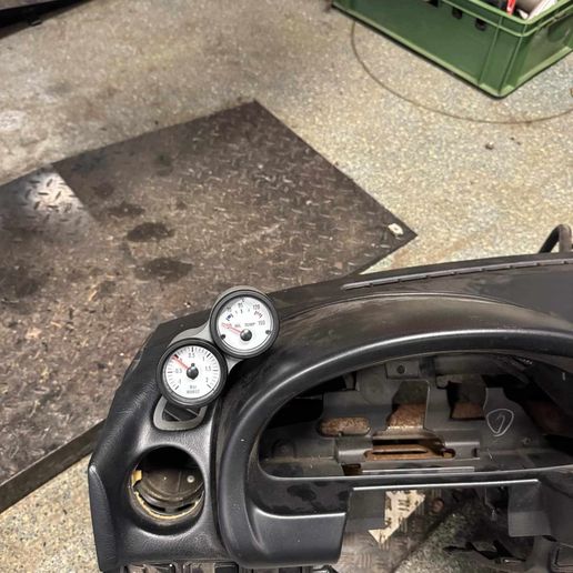 Mazda MX-5 Miata Dubbel Mätarhållare 52mm – Ventilationsgaller – Race3D