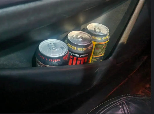 Flask-/Burkhållare för Volvo V60 dörrfack