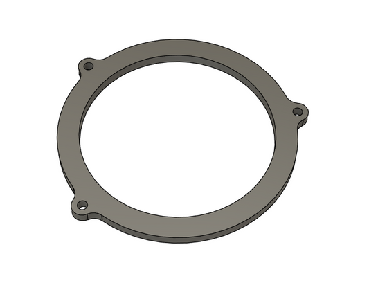 Monteringsring 90 mm med fjädrar och justervred till Race3D 90 mm strålkastare