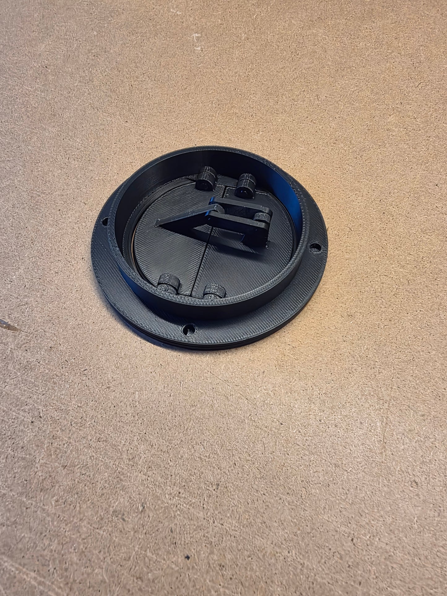 Race3D Vent Spjäll — installed on vehicle