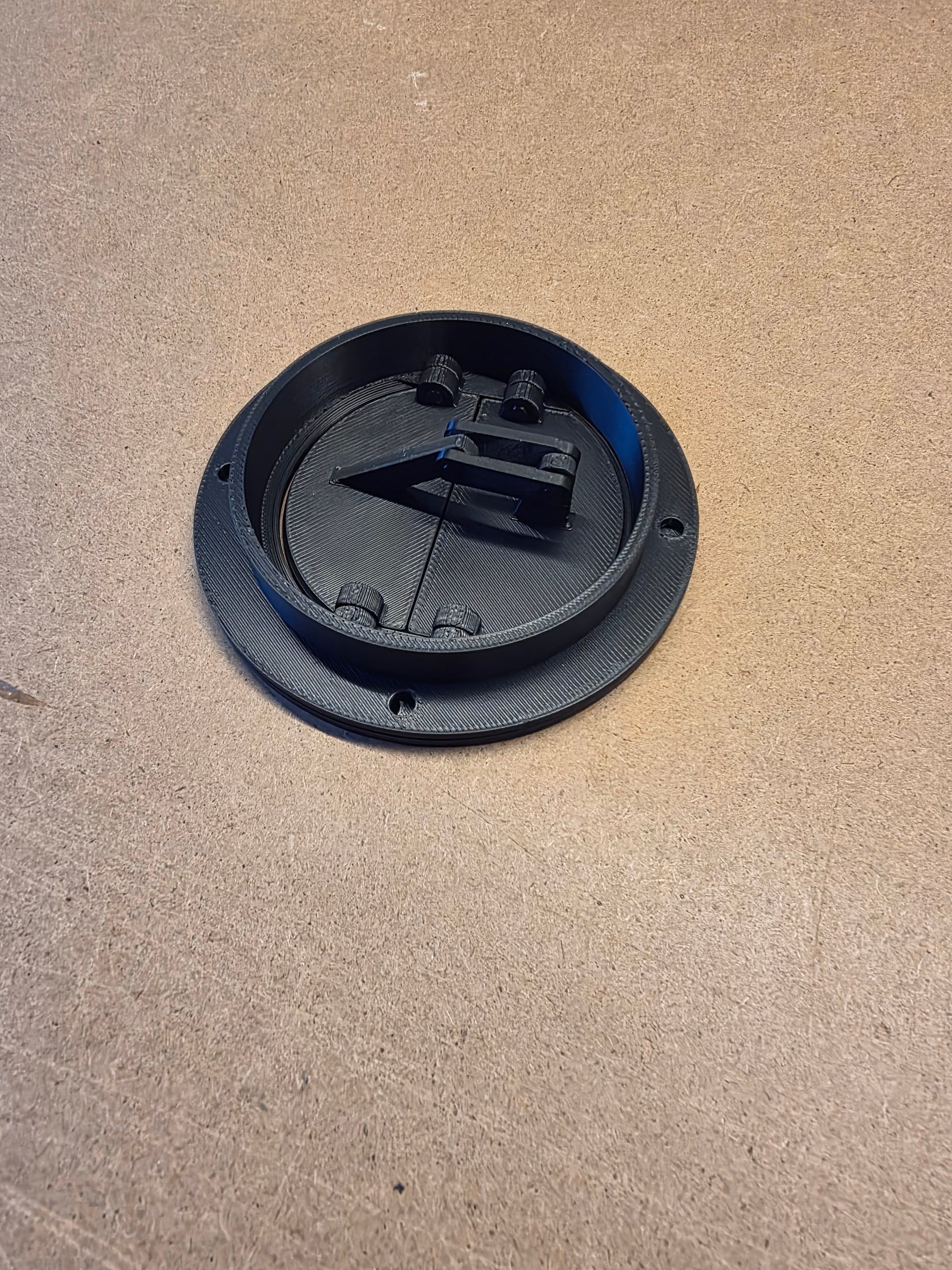 Race3D Vent Spjäll — installed on vehicle