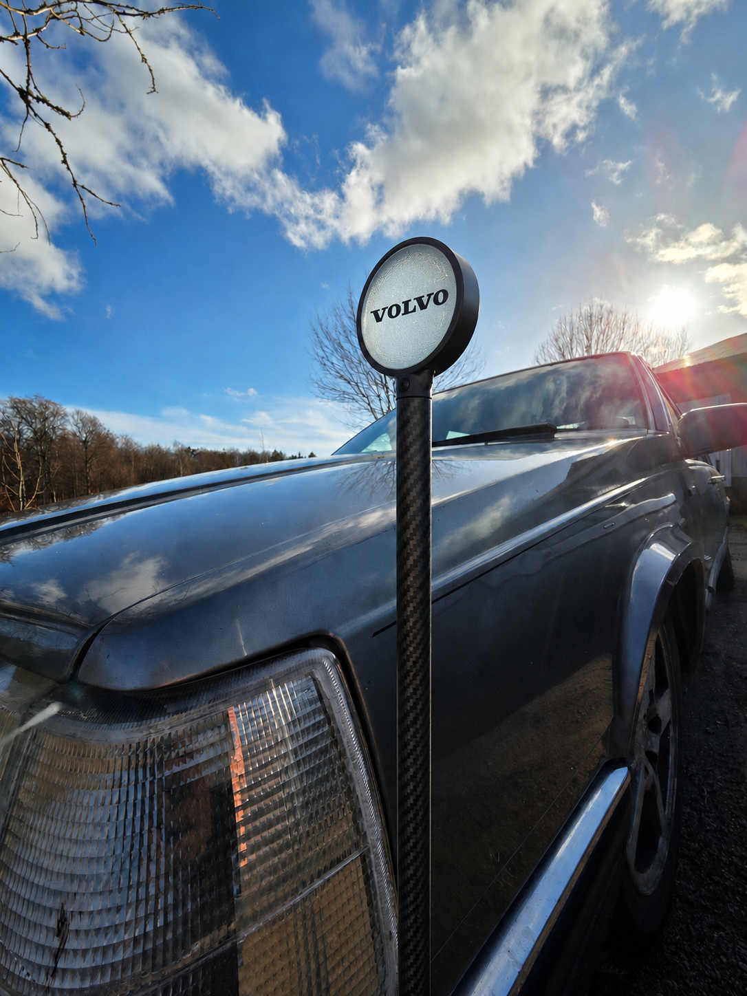 Parking pole Volvo Carbon