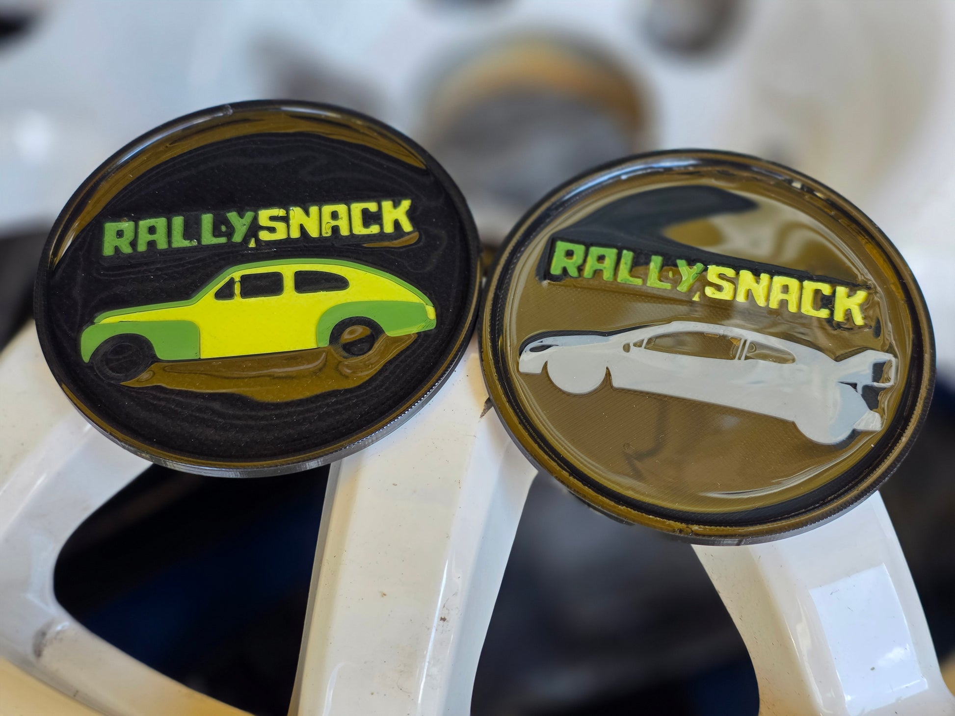 Race3D Rallysnack underlägg — product photo, 3D-printed in Sweden by Race3D